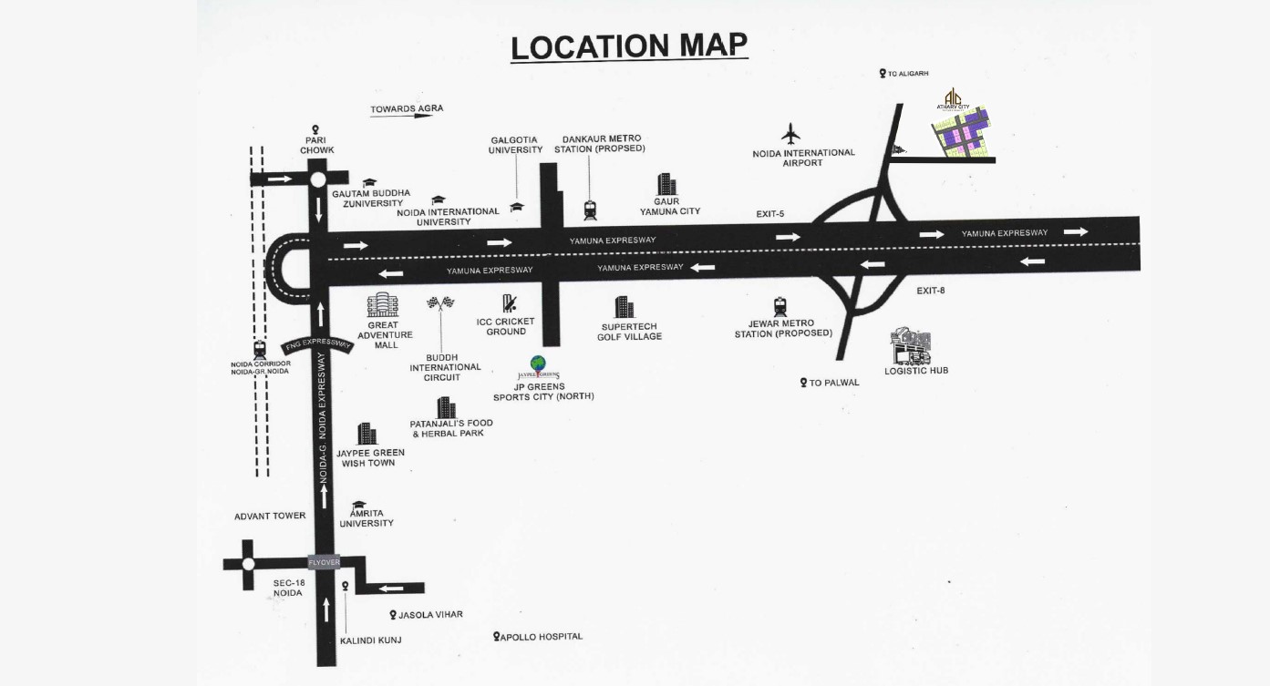 Atharv City Location
